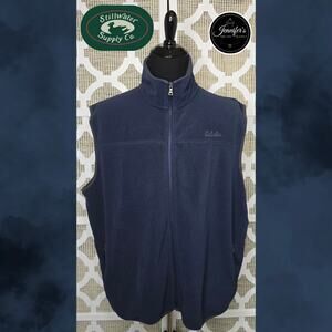 Stillwater Supply Co Cabela's Men's Navy Blue Full Zip Vest Size XXL